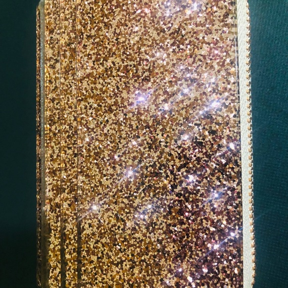 MK-Barbara Metallic Zip-Around Coin Card Case - Picture 8 of 8